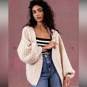 Posse Jasper Cardigan. Size S